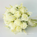 Bridal Holding high quality wholesale artificial colored beautiful wedding bouquet